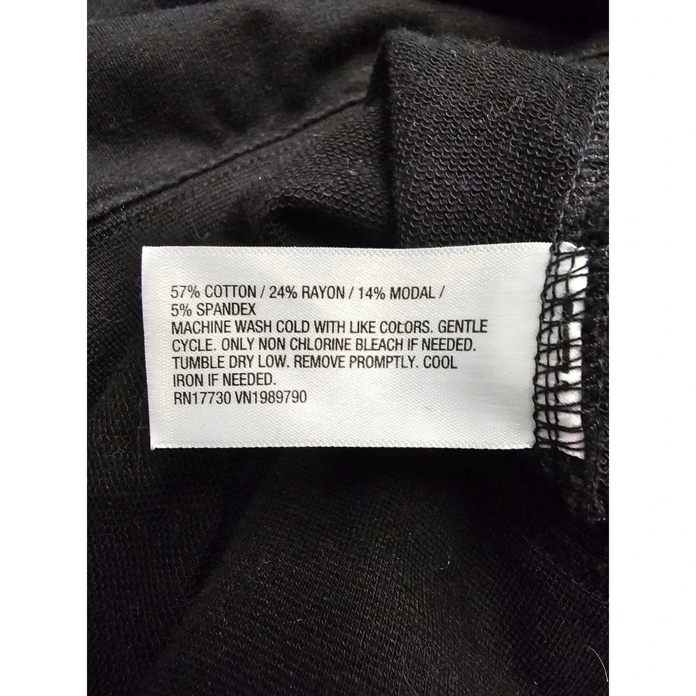Goodfellow‎ & Co Mens Quarter Zip Pullover Sweatshirt Black Small F00377417
